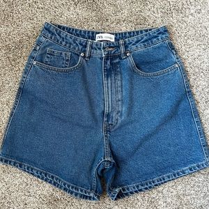 Zara denim shorts